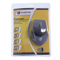 Zwerg мышь "Panzer" беспроводная оптическая USB/2.4Ghz/800*1600dpi/5кнопок/XP/Vista/7/8/Mac/2xAA BLACK